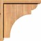 Ekena Millwork Yorktown Smooth Corbel w/Backplate, Western Red Cedar, 5 1/2"W x 14"D x 14"H COR06X14X14YOR01SWR - alternate 2